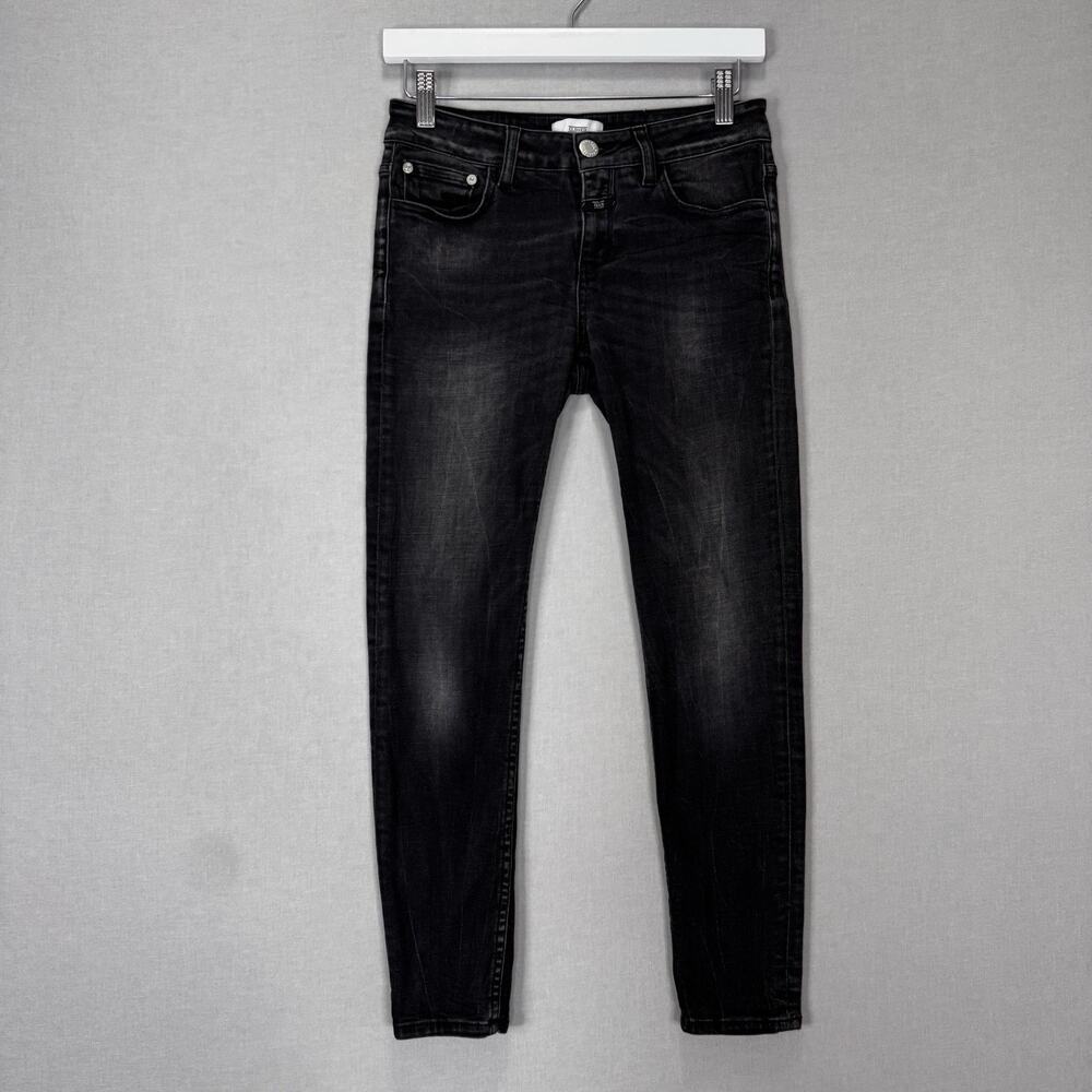 Closed Baker Skinny Jeans Womens 25 Black Candiani Denim Y2K‎ Grunge Streetwear